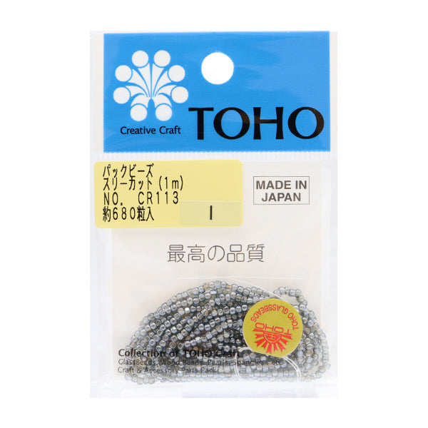 Cuentas "embalarCuentas Tres cortados de 2.2 mm CR-113" Cuentas de toho toho beads