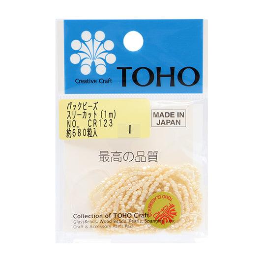 Beads "packBeads Three Cut 2.2mm CR-123] TOHO BEADS Toho Beads