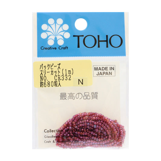 Beads "packBeads Three Cut 2.2mm CR-332] TOHO BEADS Toho Beads