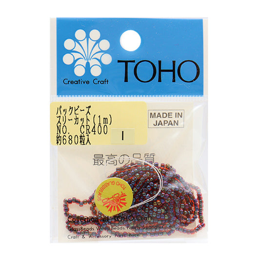 Beads "packBeads Three Cut 2.2mm CR-400] TOHO BEADS Toho Beads