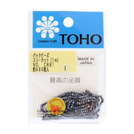 Beads "packBeads Three Cut 2.2mm CR-81] TOHO BEADS Toho Beads