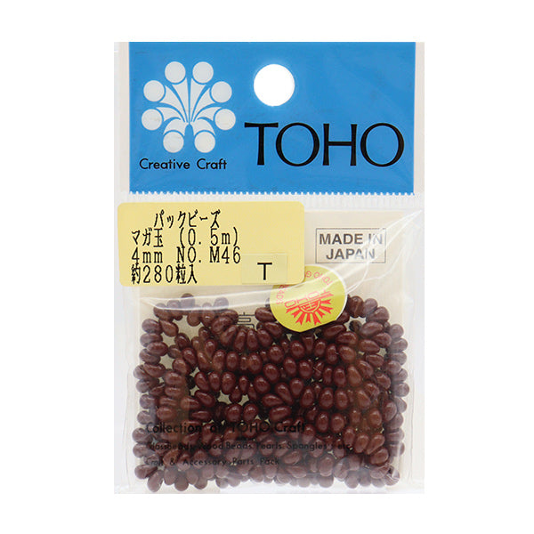 Beads "packBeads Magic ball 4mm M46] TOHO BEADS Toho Beads