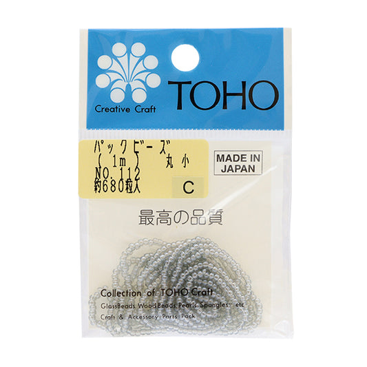 ビーズ 『パックビーズ 丸小 No.112』 TOHO BEADS トーホービーズ