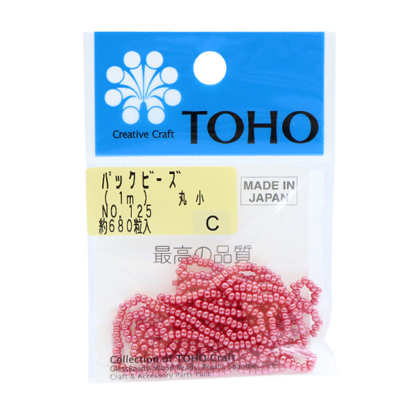 Beads "packBeads Maruko No.125] TOHO BEADS Toho Beads