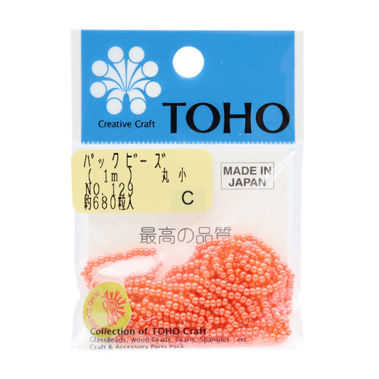 Beads "packBeads Maruko No.129] TOHO BEADS Toho Beads