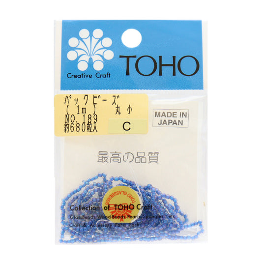 Beads "packBeads Maruko No.189] TOHO BEADS Toho Beads