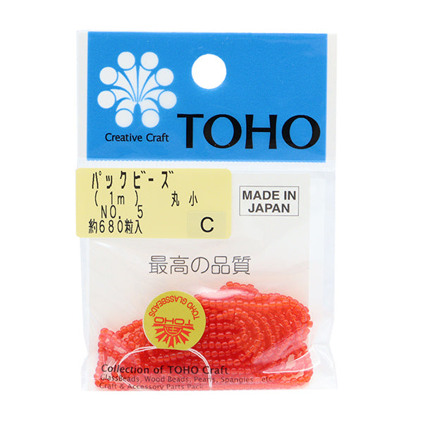 Beads "packBeads Maruko No.5] TOHO BEADS Toho Beads
