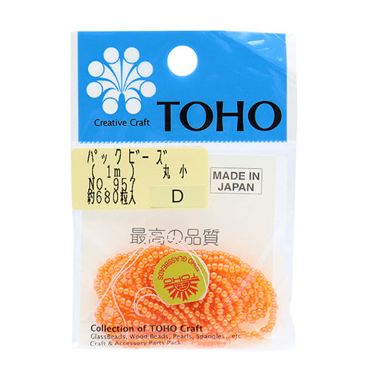 Beads "packBeads Maruko No.957] TOHO BEADS Toho Beads