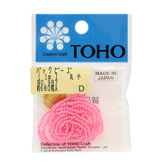Beads "packBeads Maruko No.987] TOHO BEADS Toho Beads