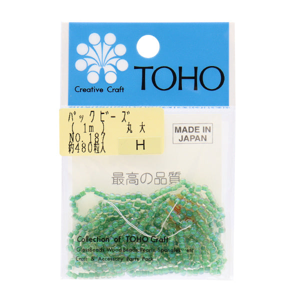 Beads "packBeads Maru University No.187] TOHO BEADS Toho Beads