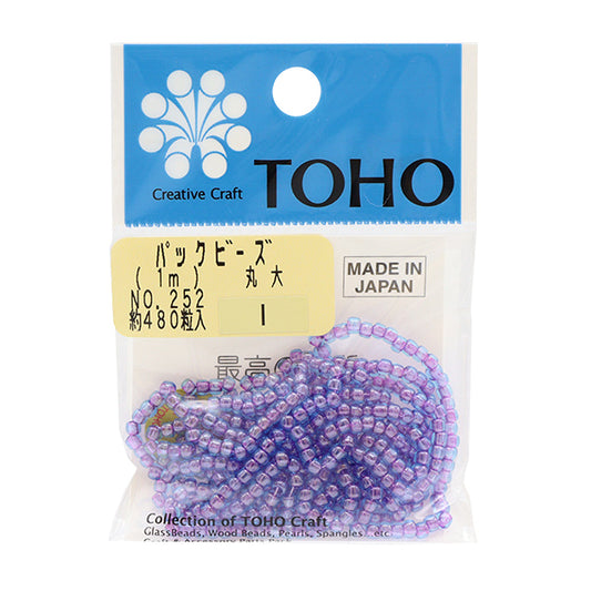 Бусы "пакетные бусинки Университет Мару № 252" Тохо бусинки Toho Beads