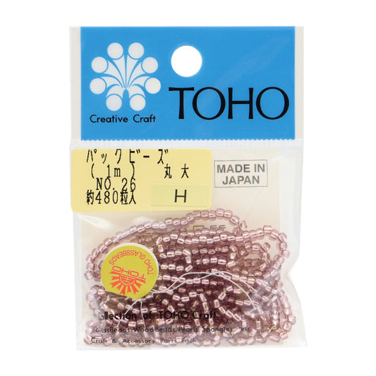 ビーズ 『パックビーズ 丸大 No.26』 TOHO BEADS トーホービーズ