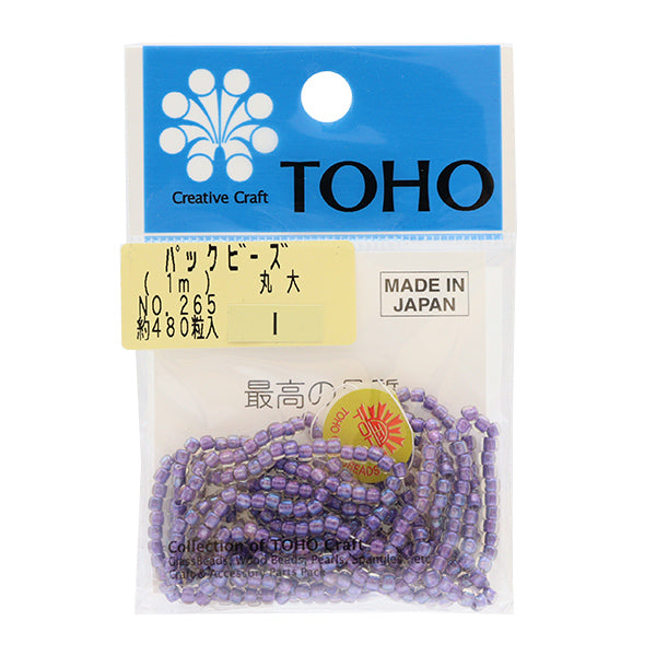 ビーズ 『パックビーズ 丸大 No.265』 TOHO BEADS トーホービーズ