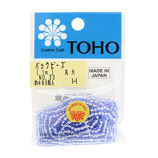 ビーズ 『パックビーズ 丸大 No.33』 TOHO BEADS トーホービーズ