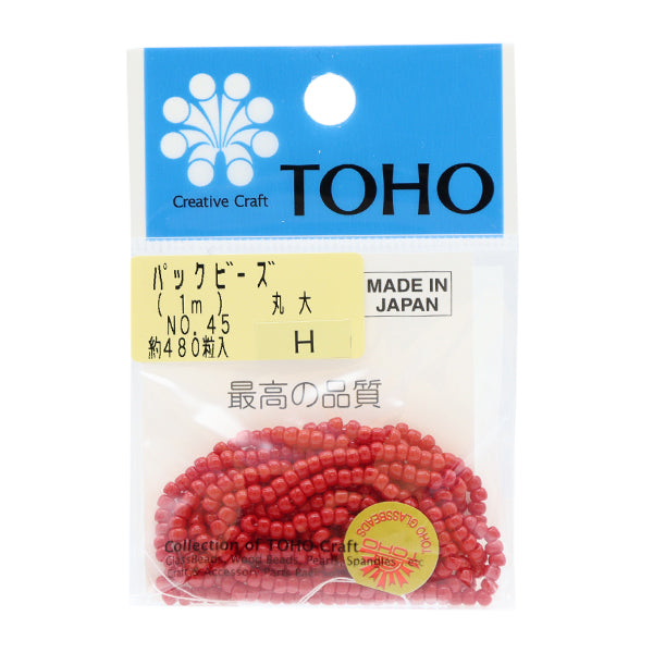 Beads "packBeads Maru University No.45] TOHO BEADS Toho Beads