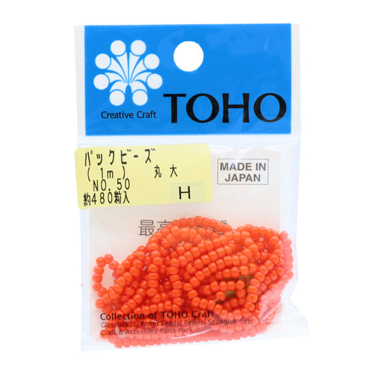 ビーズ 『パックビーズ 丸大 No.50』 TOHO BEADS トーホービーズ