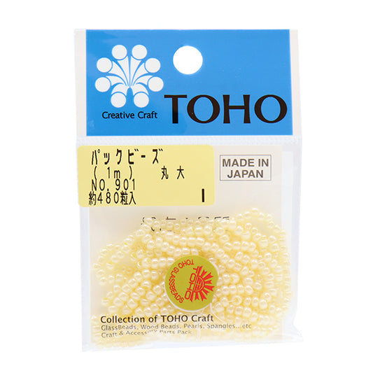 ビーズ 『パックビーズ 丸大 No.901』 TOHO BEADS トーホービーズ