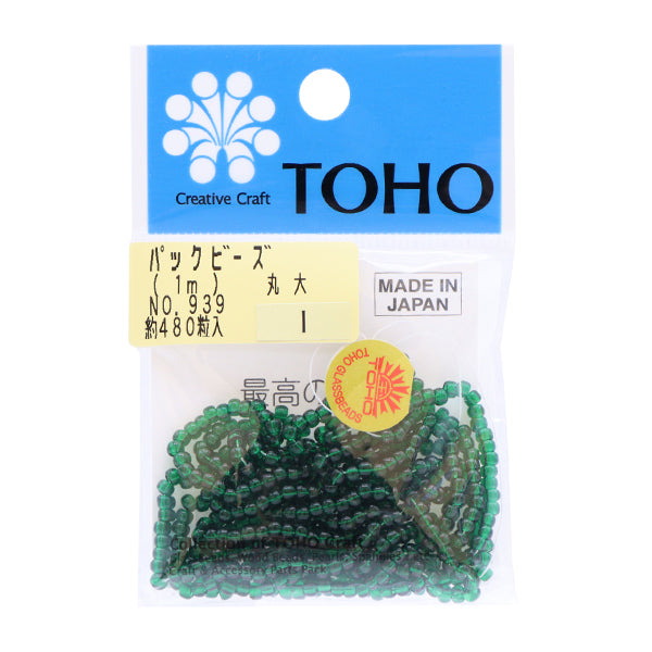 珠子“ PACK Beads Maru University No.939” Toho Beads Toho Beads