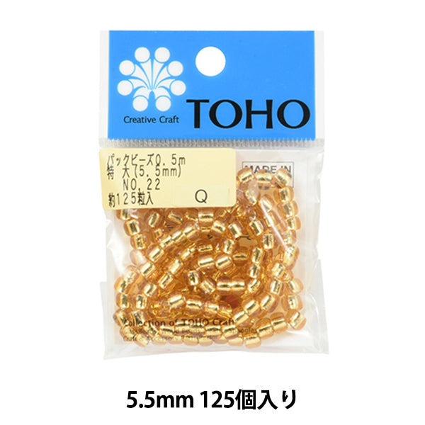 珠子“包装珠打开5.5mm No. 22” Toho珠Toho珠