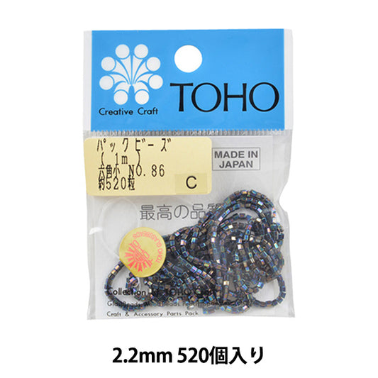 Beads "packBeads Hexagonal Small No.86] TOHO BEADS Toho Beads