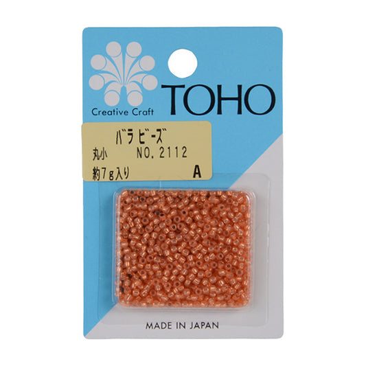 ビーズ 『バラビーズ 丸小 No.2112』 TOHO BEADS トーホービーズ