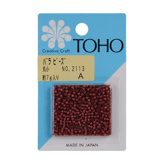 ビーズ 『バラビーズ 丸小 No.2113』 TOHO BEADS トーホービーズ