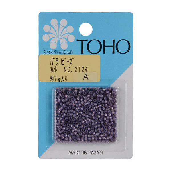 ビーズ 『バラビーズ 丸小 No.2124』 TOHO BEADS トーホービーズ
