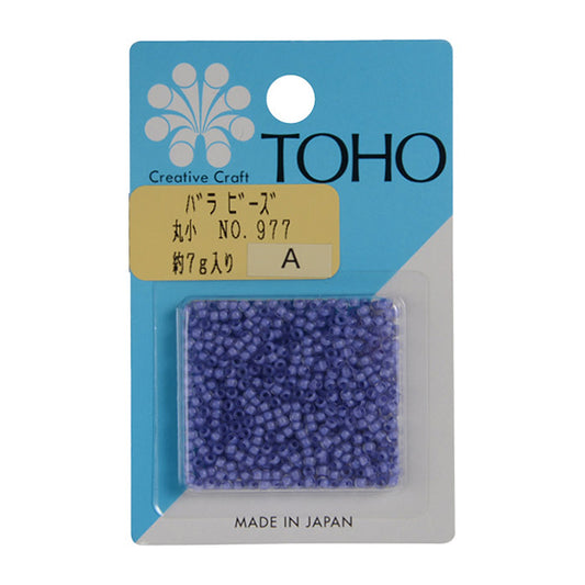 ビーズ 『バラビーズ 丸小 No.977』 TOHO BEADS トーホービーズ
