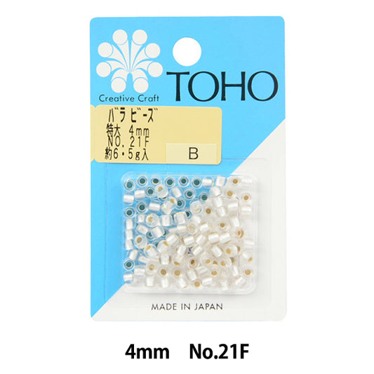 Бисер "РозаБисер Негабаритный 4 мм № 21F" Бусы Toho Toho Beads