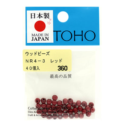 珠子“木珠NR4-3” Tohobeads Toho珠子