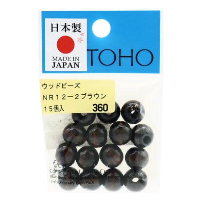 珠子“木珠NR12-​​2” Tohobeads Toho珠子