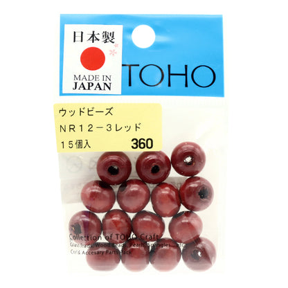 珠子“木珠NR12-​​3” tohobeads toho珠子