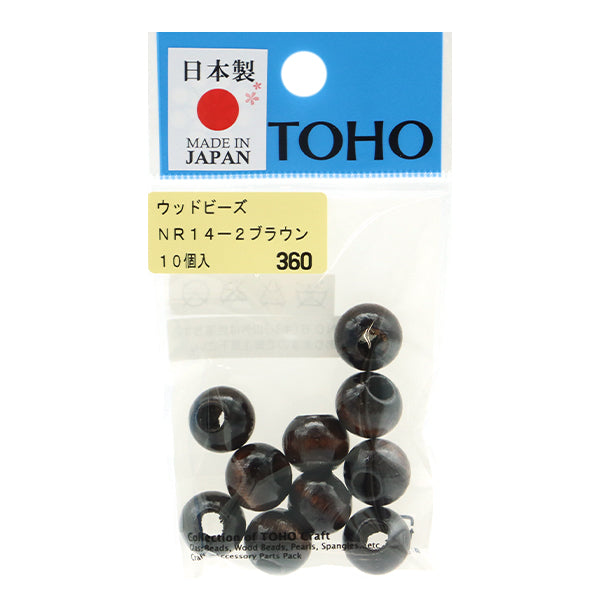 Perlen "Holzperlen NR14-2" Tohobeads Toho Perlen