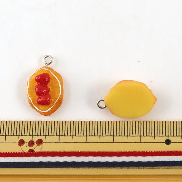 チャーム 『ミニチュアパンチャーム デニッシュ 2個入 10-3065』