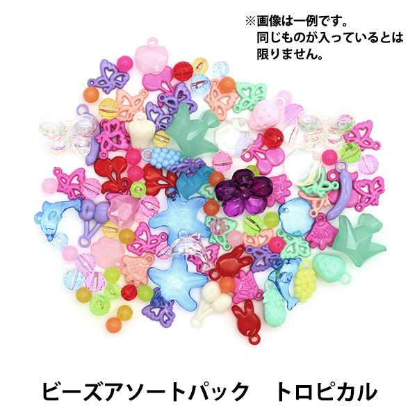 Pack Perles "Perle colorée Tropical Bead Assorm Pack 10-3953" Tokyo Trade