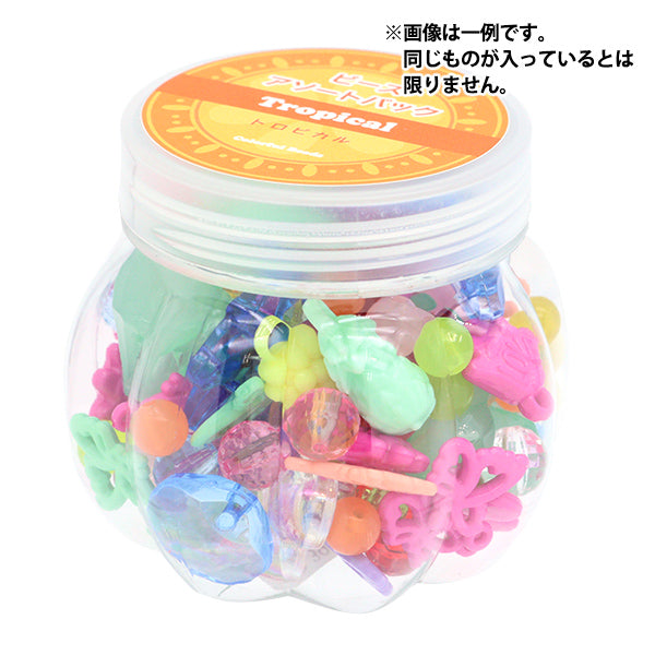 Pack Perles "Perle colorée Tropical Bead Assorm Pack 10-3953" Tokyo Trade