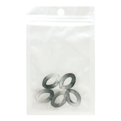 Perlen "Acrylteile Kettenverformung Grau Grau ungefähr 29 mm x 21 mm 10-3544"