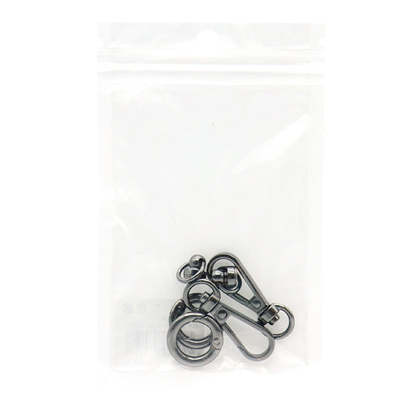 手芸金具 『チェーン用金具セット 2セット入り ブラック 10-3547