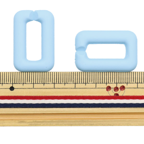 Perline "Parti acriliche Catena di salsa quadrata di circa 29 mm x 19 mm 10-3535"