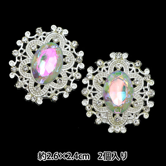 Piezas de artesanía "Piezas centrales de Bijou 2 piezas No.12 10-3889" Comercio de Tokio