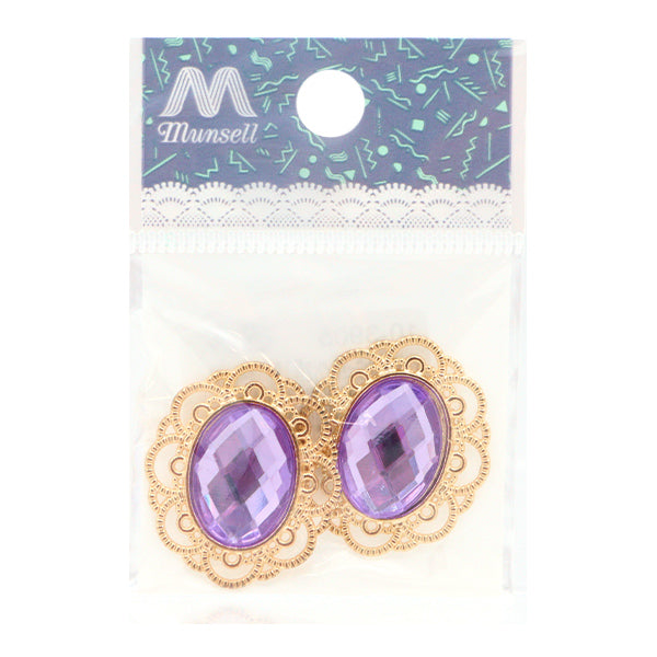 Kunsthandwerksteile "2 Stücke Bijou-Zentrum Teile Nr. 8 10-3905" Tokyo Trade