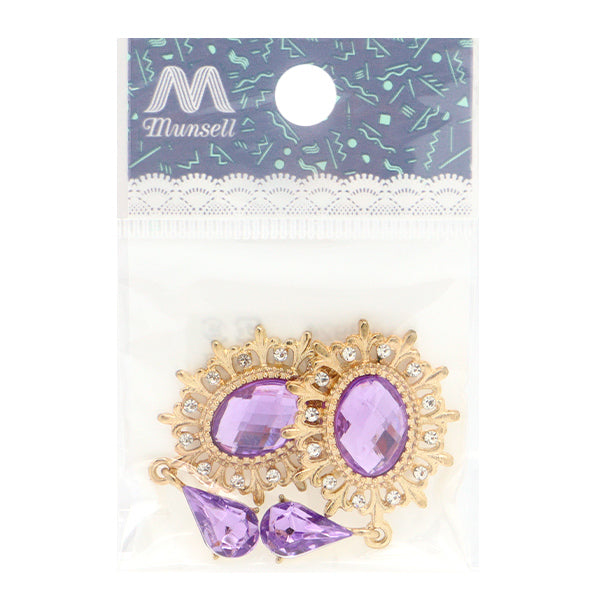 Kunsthandwerksteile "Bijou Center Teil 2 Teile Nr. 7 10-3924" Tokyo Trade