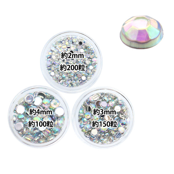 Accessoires Matériel "Ligne acrylique Set Crystal AB 2 mm, 3 mm, 4 mm 10-4006"