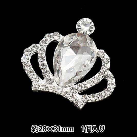 수예부품 "Bijou Center 부품 크라운 28mm x 31mm No.1 10-4101"