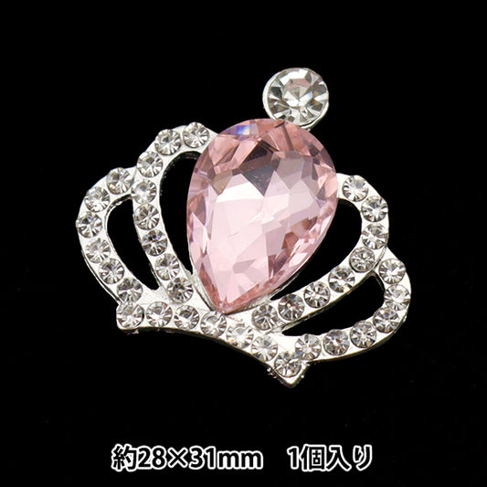 수예부품 "Bijou Center 부품 크라운 28mm x 31mm No.2 10-4102"