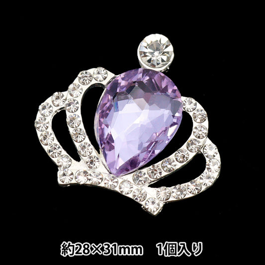 수예부품 "Bijou Center 부품 크라운 28mm x 31mm No.3 10-4103"