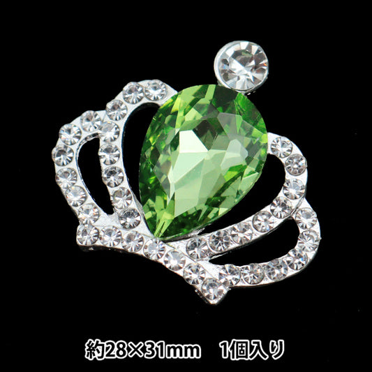 수예부품 "Bijou Center 부품 크라운 28mm x 31mm No.4 10-4104"