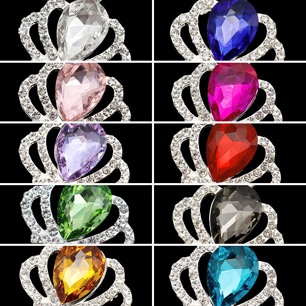 手芸パーツ 『ビジューセンターパーツ クラウン 1個入り 28mm×31mm No