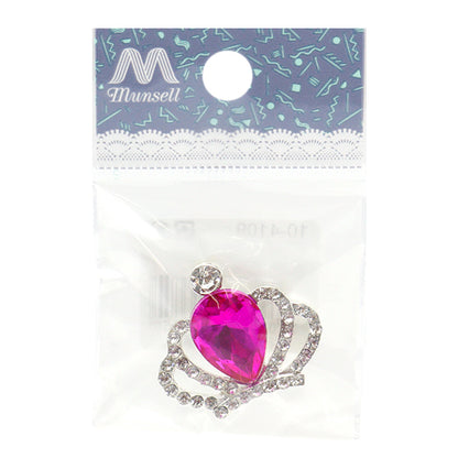 Kunsthandwerksteile "Bijou-Mittelteile mit Kronen 28 mm x 31 mm Nr. 9 10-4109"