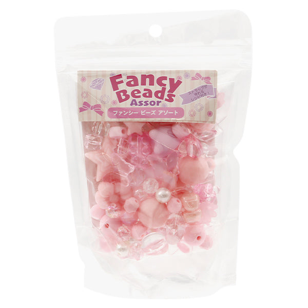 пакетБисер "Причудливые бусины ассорти розовые 10-4742"